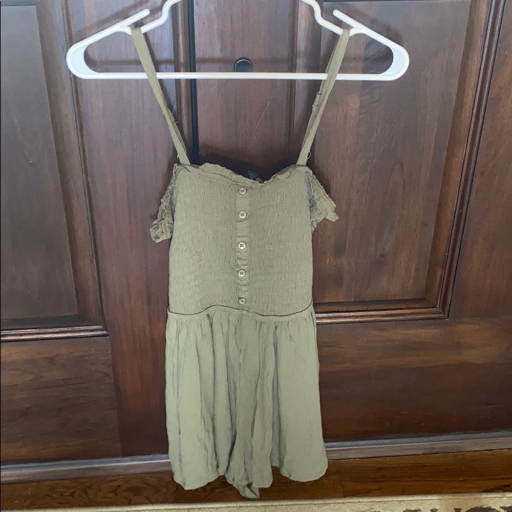 Dark green romper